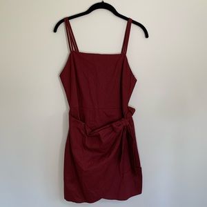 Wrap mini dress
